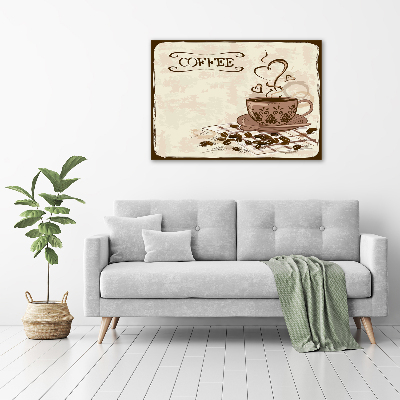 Tablou din Sticlă cafea aromatică