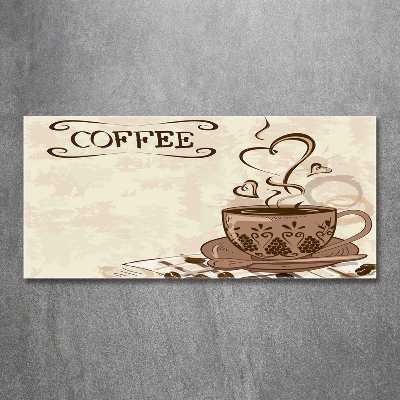 Tablou din Sticlă cafea aromatică