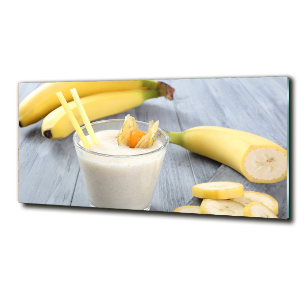 Tablou pe pe sticlă banane cocktail