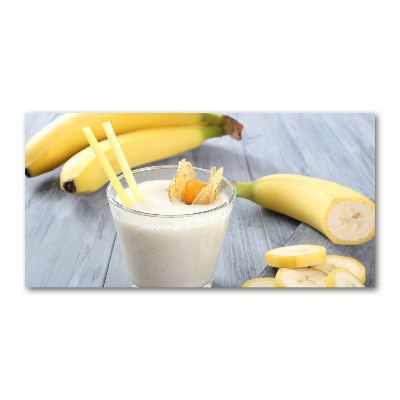 Tablou pe pe sticlă banane cocktail