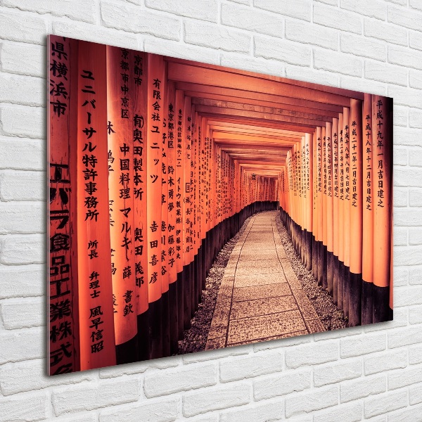 Fotografie imprimată pe sticlă porțile de la Kyoto