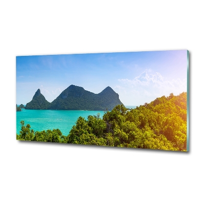 Tablou pe pe sticlă Panorama Thailanda