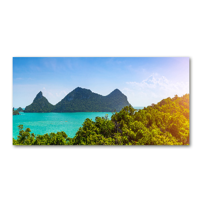 Tablou pe pe sticlă Panorama Thailanda