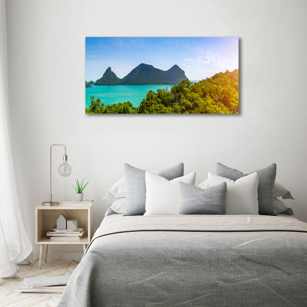 Tablou pe pe sticlă Panorama Thailanda