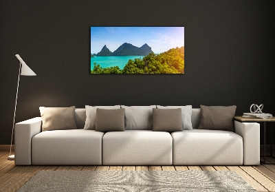 Tablou pe pe sticlă Panorama Thailanda
