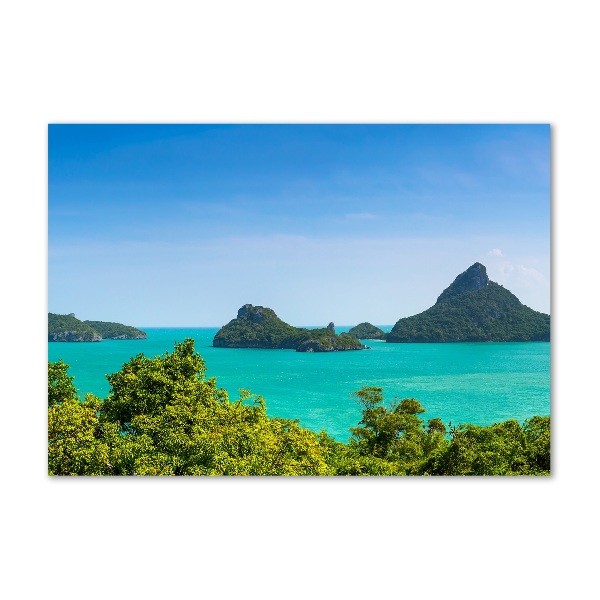 Tablou pe pe sticlă Panorama Thailanda