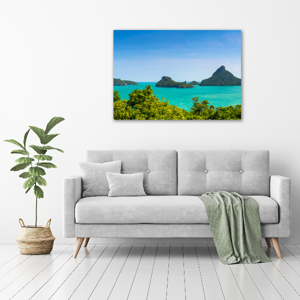 Tablou pe pe sticlă Panorama Thailanda
