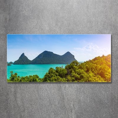 Tablou pe pe sticlă Panorama Thailanda