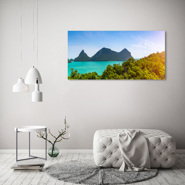 Tablou pe pe sticlă Panorama Thailanda