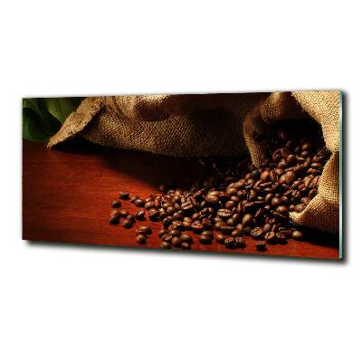 Fotografie imprimată pe sticlă Boabe de cafea