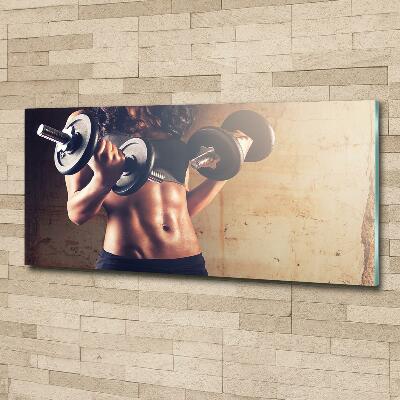 Tablou Printat Pe Sticlă Clădire musculare