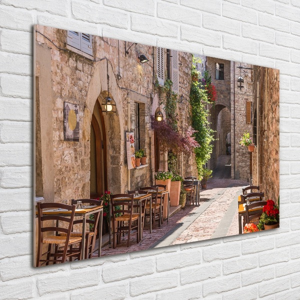 Tablou Printat Pe Sticlă stradă italiană