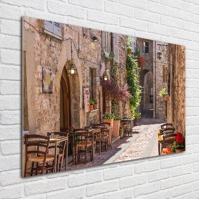 Tablou Printat Pe Sticlă stradă italiană