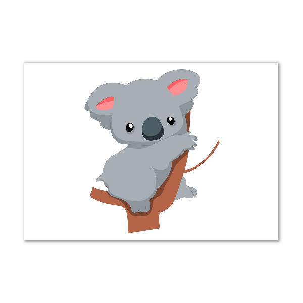 Tablou sticlă Koala într-un copac