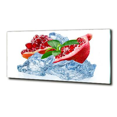 Tablou din Sticlă gheață rodie