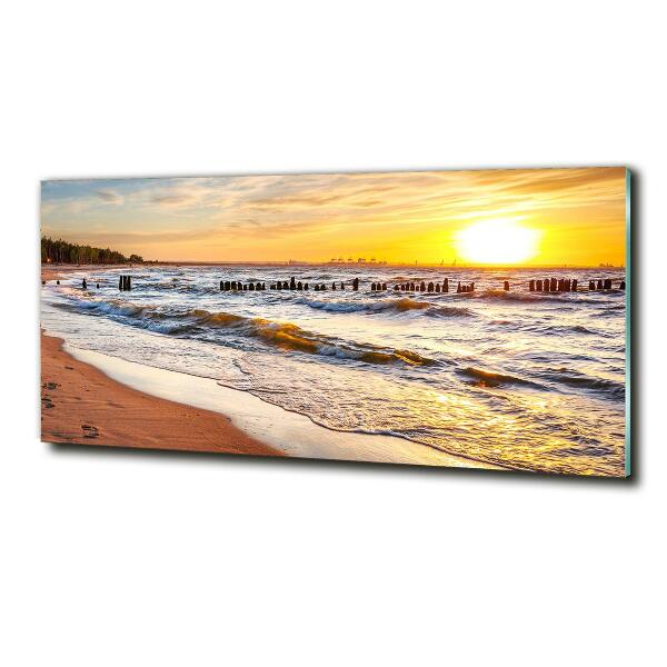 Tablou sticlă Sunset Beach