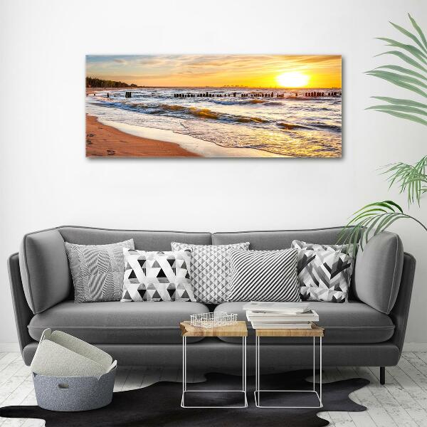 Tablou sticlă Sunset Beach