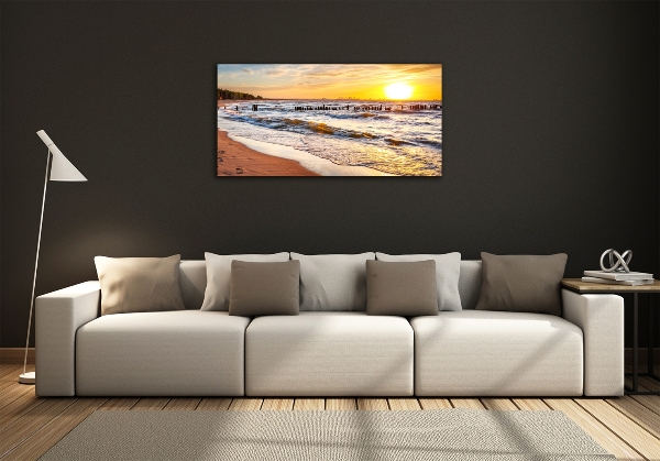 Tablou sticlă Sunset Beach