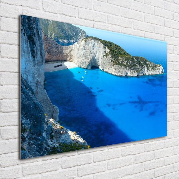 Tablou pe pe sticlă Zakynthos Grecia