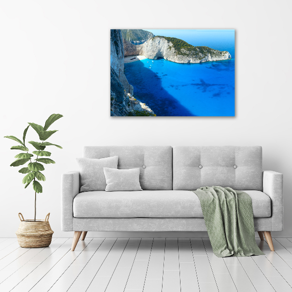 Tablou pe pe sticlă Zakynthos Grecia