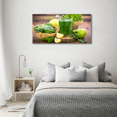 Fotografie imprimată pe sticlă cocktail verde