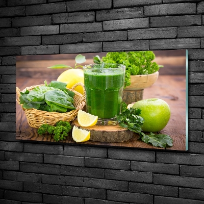 Fotografie imprimată pe sticlă cocktail verde