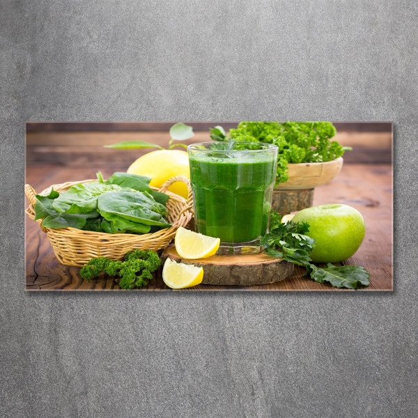 Fotografie imprimată pe sticlă cocktail verde