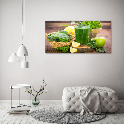 Fotografie imprimată pe sticlă cocktail verde