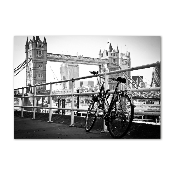 Tablou sticlă Biciclete de la Londra