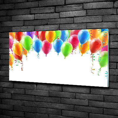 Imagine de sticlă baloane colorate