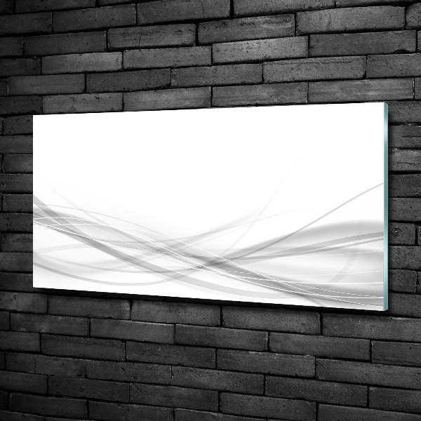 Tablou sticlă valuri abstracte