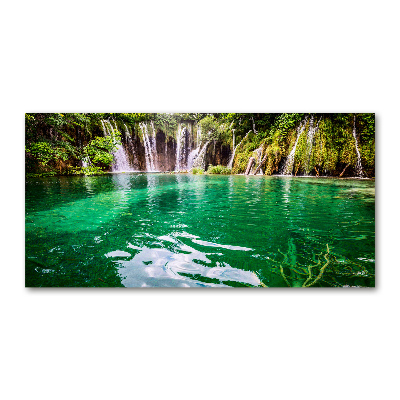 Fotografie imprimată pe sticlă Lacul Plitvice