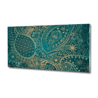 Tablou din Sticlă fundal ornamente