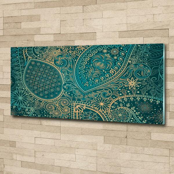 Tablou din Sticlă fundal ornamente
