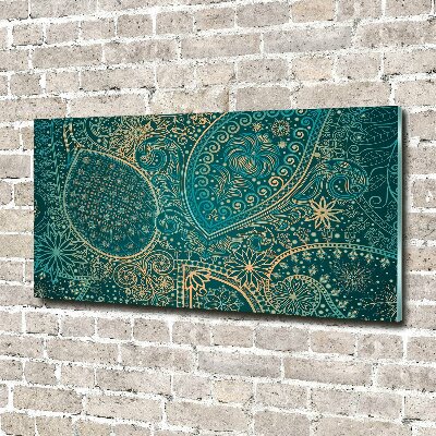 Tablou din Sticlă fundal ornamente