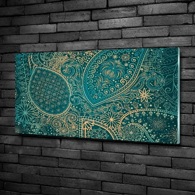 Tablou din Sticlă fundal ornamente