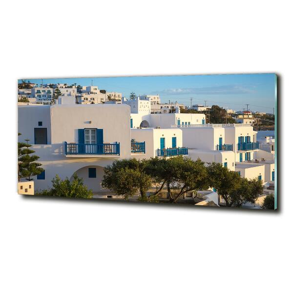 Fotografie imprimată pe sticlă Mykonos Grecia