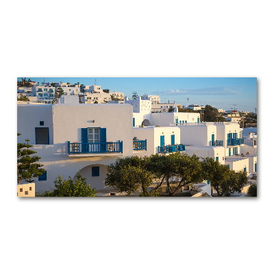 Fotografie imprimată pe sticlă Mykonos Grecia