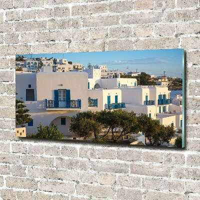 Fotografie imprimată pe sticlă Mykonos Grecia