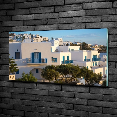 Fotografie imprimată pe sticlă Mykonos Grecia