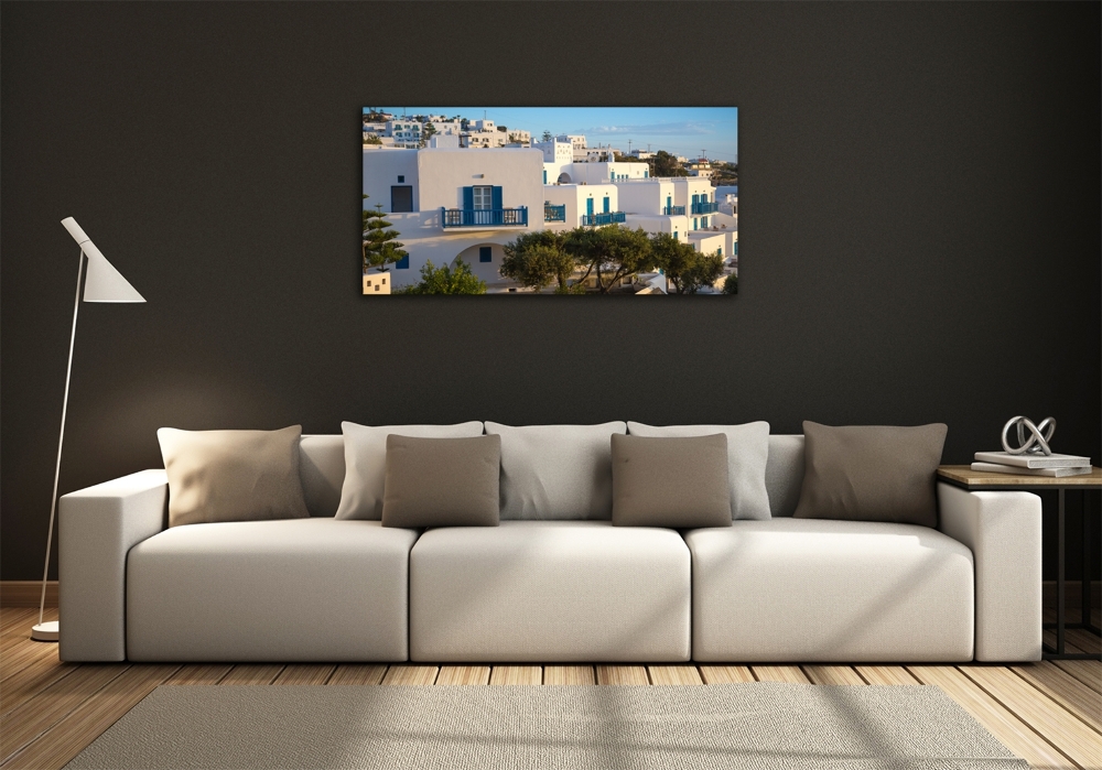 Fotografie imprimată pe sticlă Mykonos Grecia