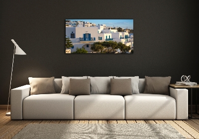 Fotografie imprimată pe sticlă Mykonos Grecia