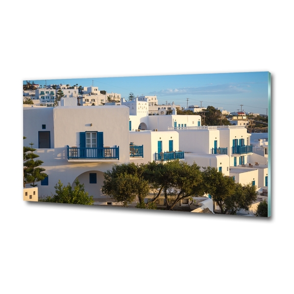 Fotografie imprimată pe sticlă Mykonos Grecia