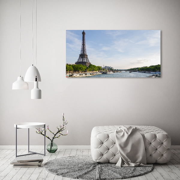 Fotografie imprimată pe sticlă Turnul Eiffel din Paris