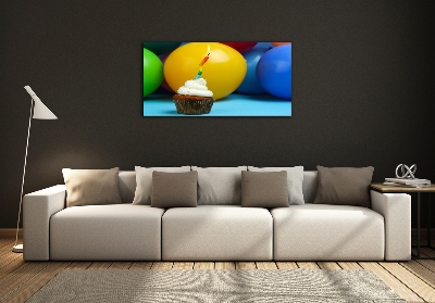 Tablou Printat Pe Sticlă cupcake ziua de nastere