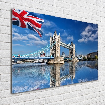 Tablou Printat Pe Sticlă Tower Bridge din Londra