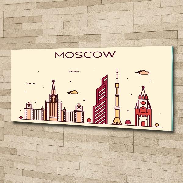 Imagine de sticlă clădiri din Moscova