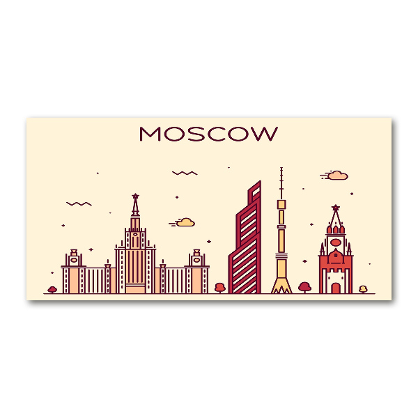 Imagine de sticlă clădiri din Moscova
