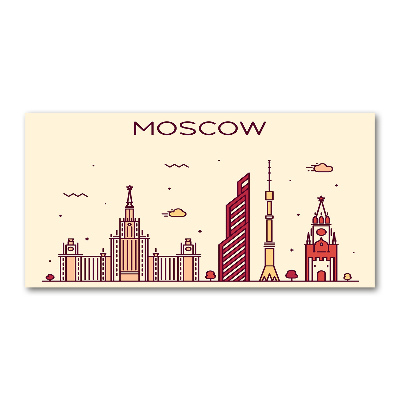 Imagine de sticlă clădiri din Moscova