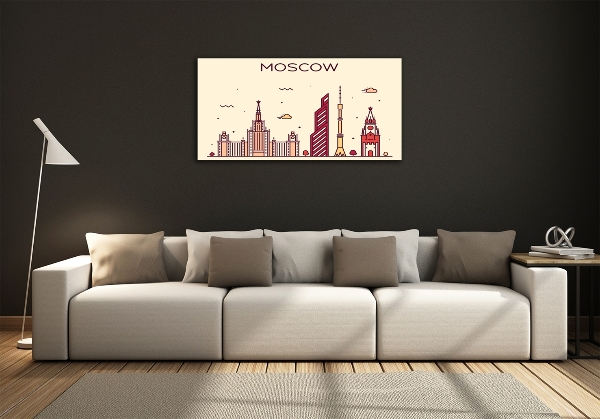 Imagine de sticlă clădiri din Moscova